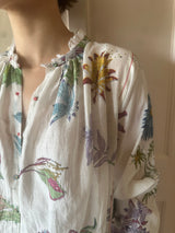 INJIRI HERBARIUM 110 COTTON & SILK TOP
