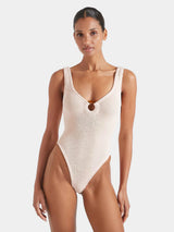 HUNZA G CELINE SWIMSUIT IN BLUSH