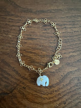 PRE-OWNED SARA LASHAY BABY HATHI MIRTHA BRACELET RRP £285