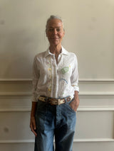INJIRI HERBARIUM 104 Hand Embroidered shirt