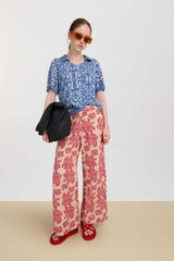 LISA CORTI BURMA PANTS IN NAOSHIMA FUXIA