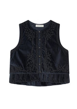 Maison hotel bob vest in navy