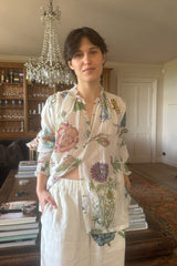 INJIRI HERBARIUM 110 COTTON & SILK TOP