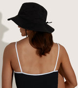 HUNZA G UPF 50+ HAT IN BLACK
