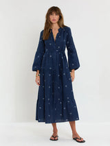 LEMLEM NESANET DRESS IN NAVY