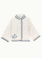 M.A.B.E FRADY CROCHET-TRIM TOP
