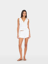 XIRENA X LEA MEYLAN MIMI SHORTS IN BLANC