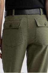 NILI LOTAN EARL PANT IN OLIVE FATIGUE