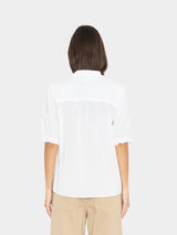 XIRENA BARON SHIRT IN WHITE