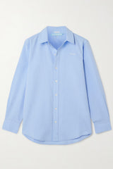 MOTHER THE BESTIE EMBROIDERED COTTON SHIRT