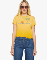 MOTHER THE ITTY BITTY RINGER JERSEY T-SHIRT