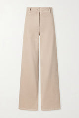 NILI LOTAN MEGAN COTTON-BLEND CORDUROY PANTS