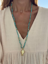 SARA LASHAY RAANI NECKLACE IN TURQUOISE