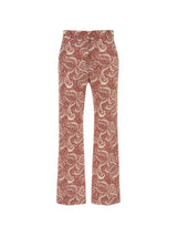 WEEKEND MAX MARA PAISLEY TROUSERS