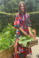 PRE-OWNED LORETTA CAPONI ALICANTE DRESS S/M RRP £765