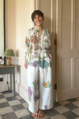 INJIRI HERBARIUM 110 COTTON & SILK TOP