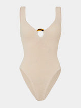 HUNZA G CELINE SWIMSUIT IN BLUSH