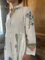 INJIRI HERBARIUM 33 SHIRT DRESS