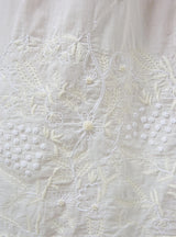 THIERRY COLSON GUISE tasseled embroidered cotton-voile midi dress