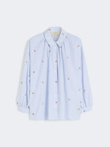 WEEKEND MAX MARA POPLIN EMBROIDERED SHIRT