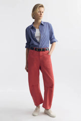 NILI LOTAN RAPHAEL CLASSIC STRIPED COTTON SHIRT
