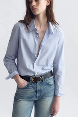 NILI LOTAN RAPHAEL CLASSIC SHIRT IN CIEL SKY