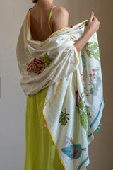 INJIRI COTTON HERBARIUM SCARF