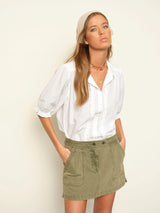XIRENA BARON SHIRT IN WHITE