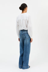 SKALL STUDIO VITA BLOUSE IN OPTIC WHITE