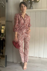 WEEKEND MAX MARA PAISLEY TROUSERS