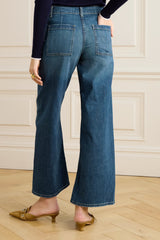NILI LOTAN MEGAN HIGH-RISE WIDE LEG JEANS