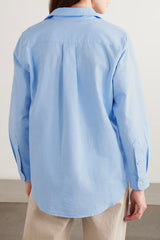 MOTHER THE BESTIE EMBROIDERED COTTON SHIRT