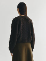 LISA YANG WINROE CABLE KNIT CASHMERE CARDIGAN