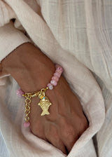 SARA LASHAY RAANI BRACELET IN PINK QUARTZ