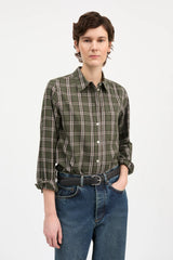 SKALL NICO SHIRT IN GREEN PLAID