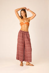 NATALIE MARTIN LAUREN PANT IN MOSAIC SPICE