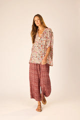 NATALIE MARTIN KEVIN SHIRT IN WILDFLOWER SPICE