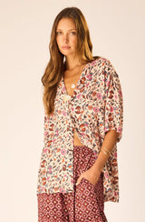 NATALIE MARTIN KEVIN SHIRT IN WILDFLOWER SPICE