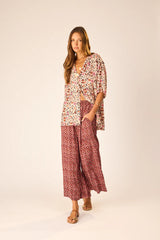 NATALIE MARTIN LAUREN PANT IN MOSAIC SPICE