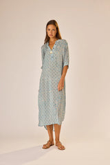 NATALIE MARTIN LULU DRESS IN DELPHI SKY