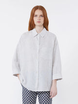 WEEKEND MAX MARA STRIPED LINEN SHIRT