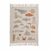 RECYCLED COTTON SEA THROW